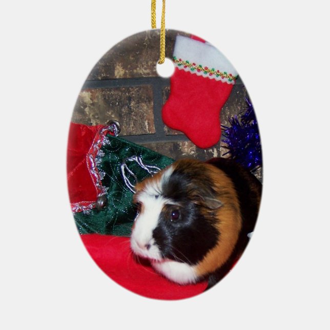 Sugar Christmas Ceramic Tree Decoration (Back)