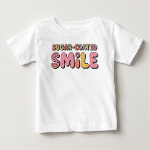 Sugar-Coated Smile Doughnut Baby T-Shirt