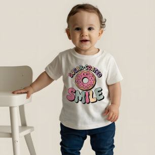 Sugar-Coated Smile Doughnut Baby T-Shirt