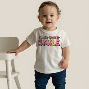 Sugar-Coated Smile Doughnut Baby T-Shirt