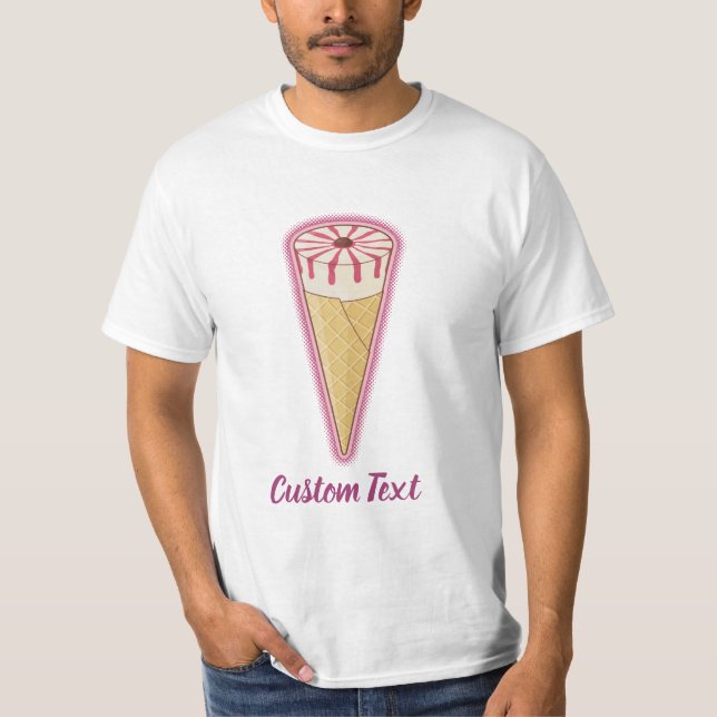 Sugar Cone Ice Cream T-Shirt (Front)