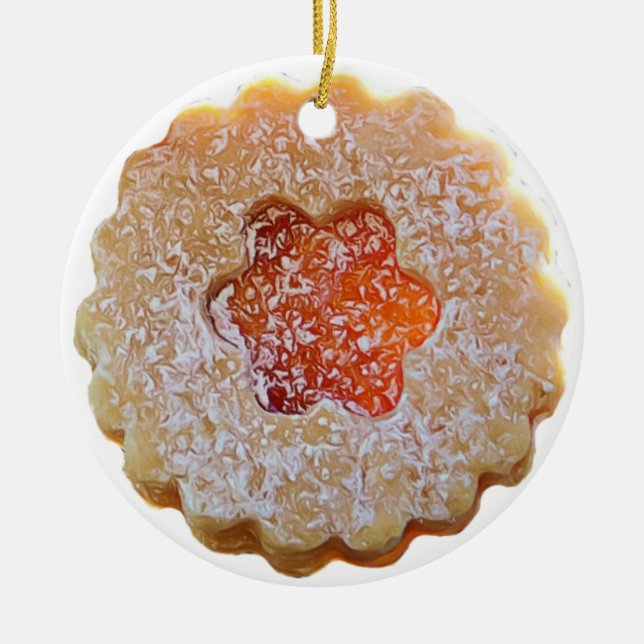 Sugar Cookies Personalised Christmas Ceramic Tree Decoration (Front)