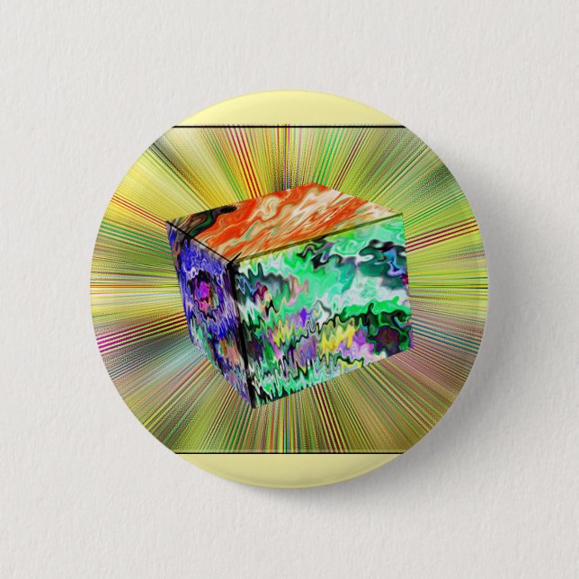 Sugar Cube  6 Cm Round Badge (Front)