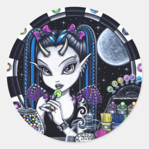 Sugar Cute Horned Candy Store Faery Stickers