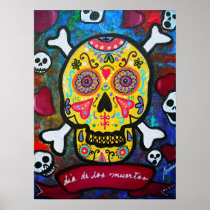sugar dia de los muertos posters