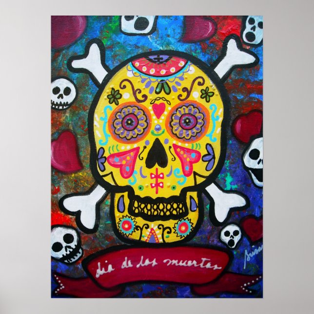 sugar dia de los muertos posters (Front)