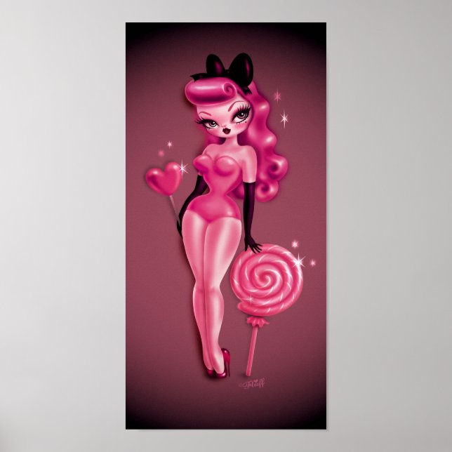 Sugar Doll Pinup Poster (Front)