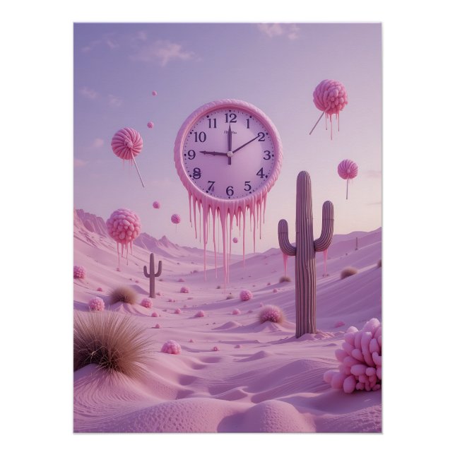 Sugar Dreams: Surreal Desert Poster (Front)