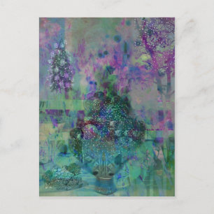 Sugar-Dusted Christmas Fruit Holiday Postcard