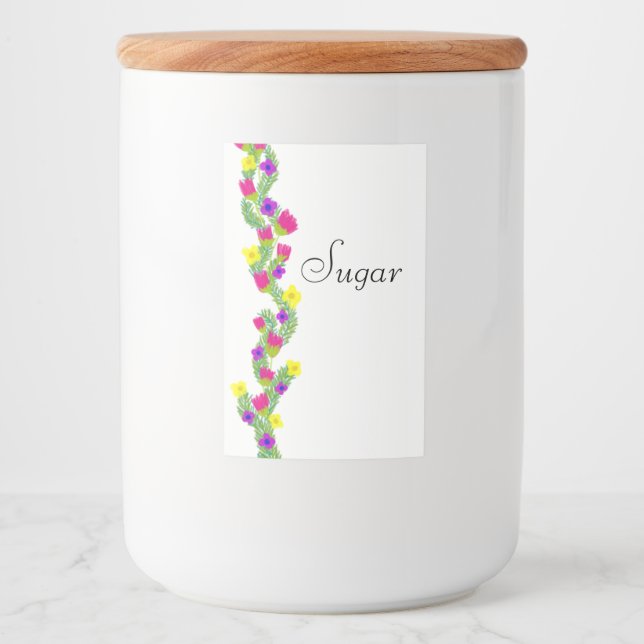 sugar food label (Front)