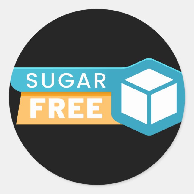 Sugar-Free Stickers (Front)