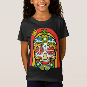 Sugar Fruit Skull Rainbow Summer Vacation T-Shirt