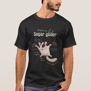 Sugar Glider Anatomy T-Shirt