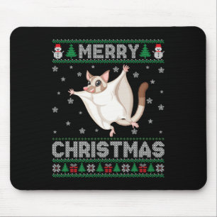 Sugar Glider Animal Men Women Kids Ugly Christmas  Mouse Mat
