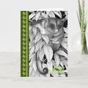 Sugar Glider Birthday Card