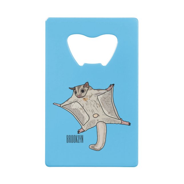Sugar glider cartoon illustration (Front)