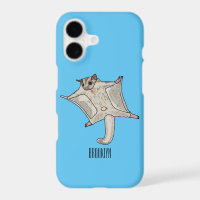 Sugar glider cartoon illustration