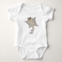 Sugar glider cartoon illustration