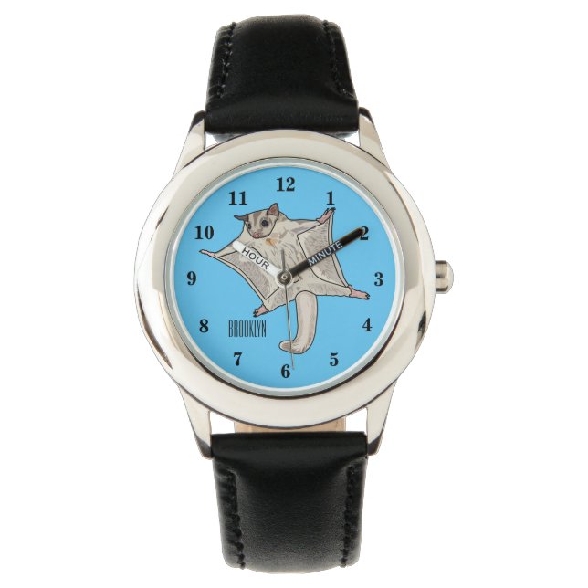 Sugar glider cartoon illustration watch (Front)