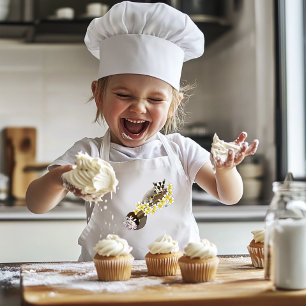 Sugar Glider Cute Floral Kids Apron