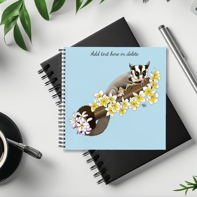 Sugar Glider Cute Flower Notebook (Creator Uploaded)