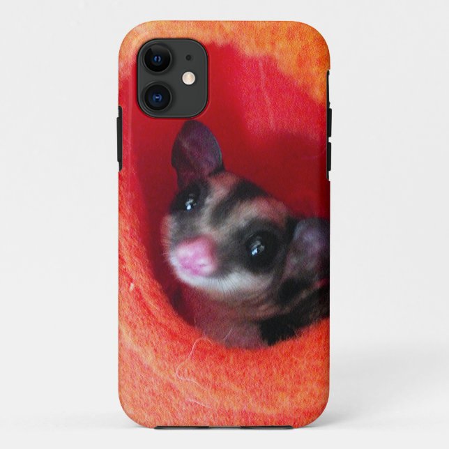 Sugar Glider in Orange Hanging Bed Case-Mate iPhone Case (Back)
