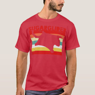 Sugar Glider Marsupial Retro Vintage T-Shirt
