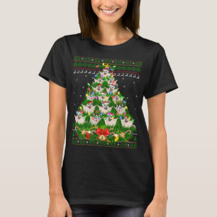 Sugar Glider Xmas Lighting Tree Sugar Glider Ugly T-Shirt