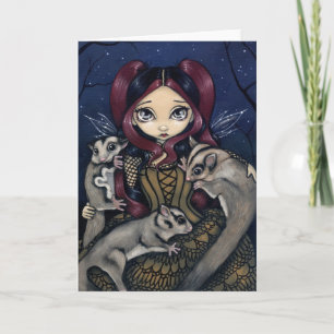 "Sugar Gliders" Greeting Card