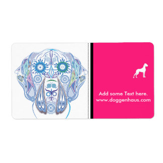 Sugar Great Dane Skull
