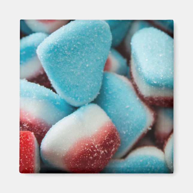 Sugar Gummy Candies Refrigerator Magnets (Front)