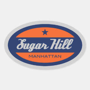 Sugar Hill Oval Sticker