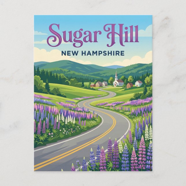Sugar Hill USA Postcard (Front)