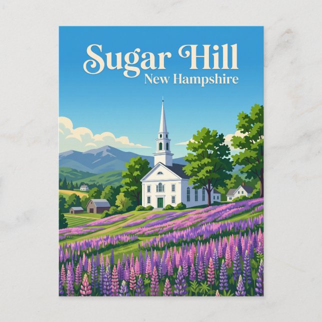 Sugar Hill USA Postcard (Front)