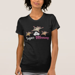 Sugar Mom Cute Sugar Glider Flying Squirrel Mother T-Shirt