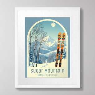 Sugar Mountain North Carolina resort Poster