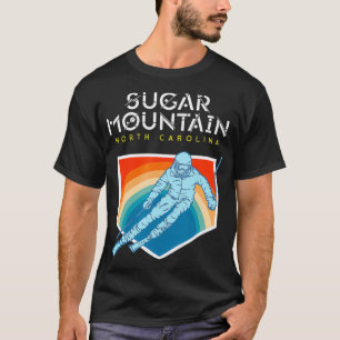 Sugar Mountain North olina USA Ski Resort 1980s Re T-Shirt
