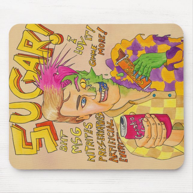 Sugar! Mouse Mat (Front)