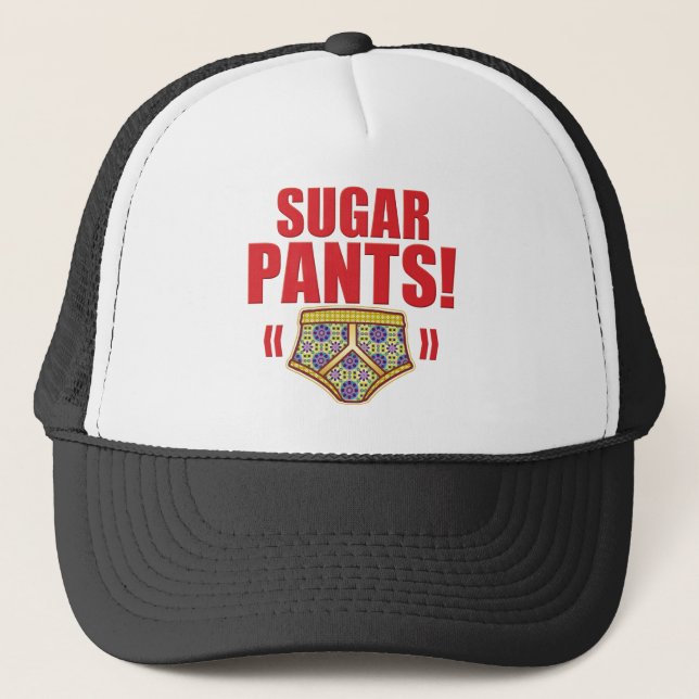 Sugar Pants Flowery Trucker Hat (Front)
