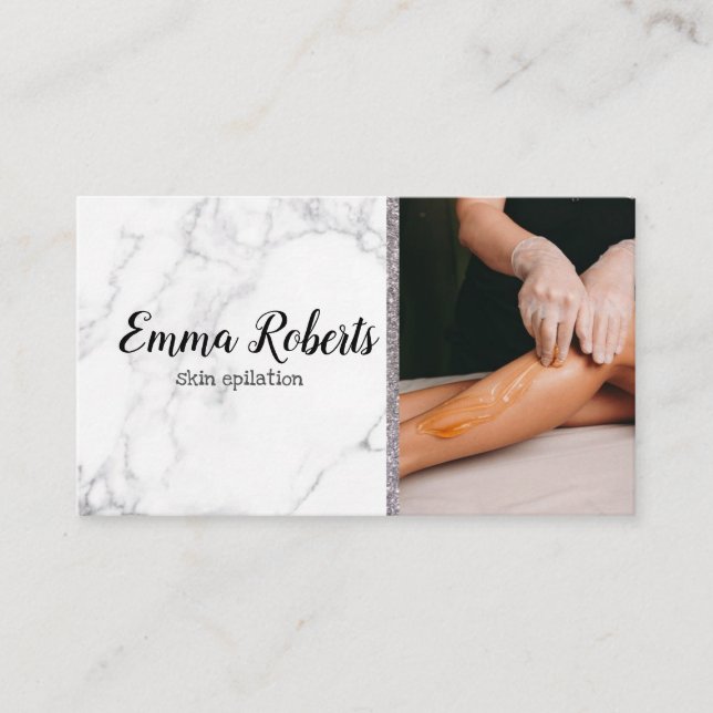  Sugar Paste Hair Removal Skin Epilation  Business Card (Front)