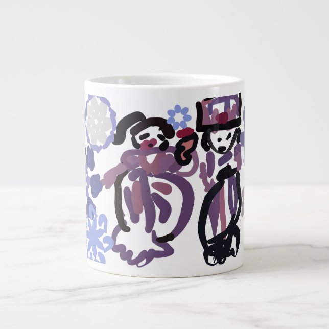 Sugar plum dance  large coffee mug (Front)