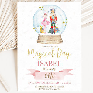 Sugar Plum Fairy and Nutcracker Magical Birthday Invitation