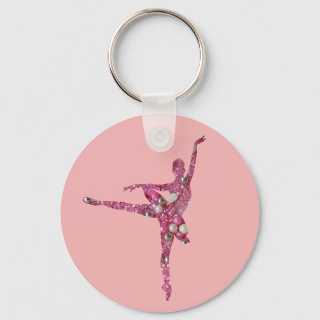 Sugar Plum Fairy Ballerina Key Ring (Front)
