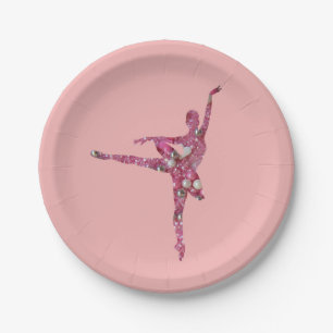 Sugar Plum Fairy Ballerina Paper Plate