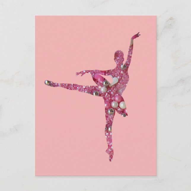 Sugar Plum Fairy Ballerina Postcard (Front)