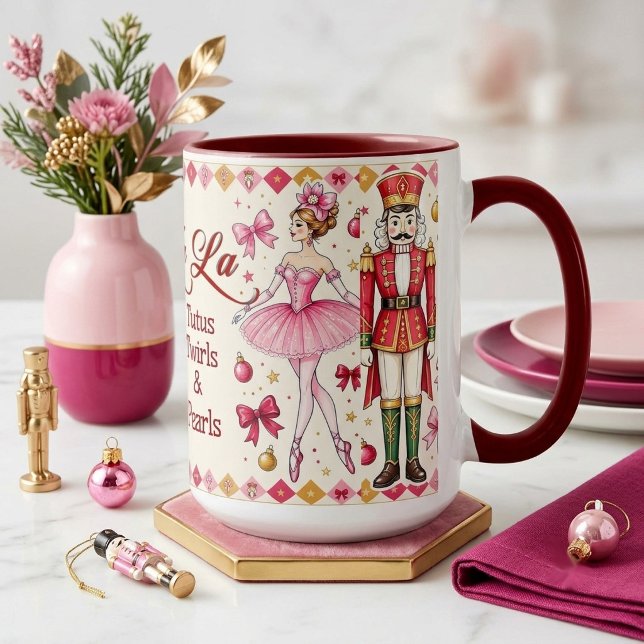 Sugar Plum Fairy & Nutcracker Christmas Magic  Mug (Sugar Plum Fairy & Nutcracker Christmas Magic Mug)