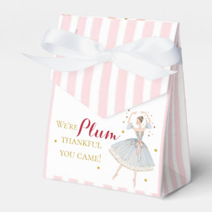 Sugar Plum Fairy Nutcracker Winter Baby Shower Favour Box