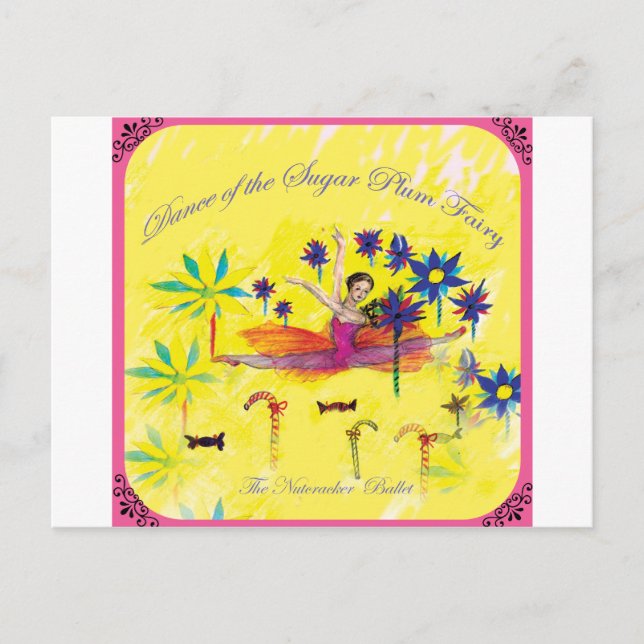 Sugar Plum Fairy Postcard (Front)