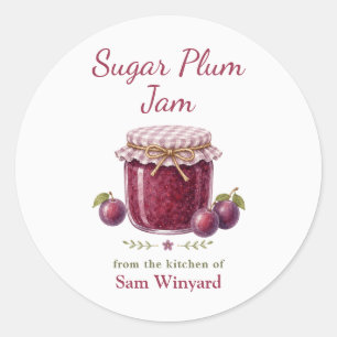 Sugar Plum Jam From the Kitchen Of Label