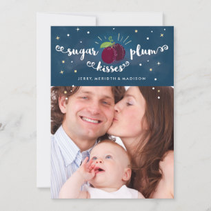Sugar Plum Kisses Card w/envelope included